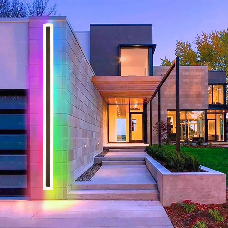 Fitman Lighting FT-WL103: RGBW Smart Outdoor Wall Light for Garden Villa | IP65 Waterproof